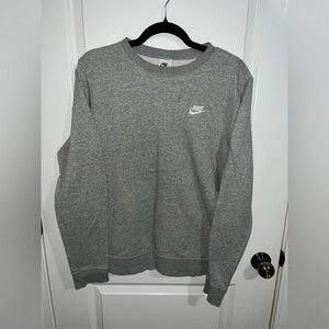 Nike Women’s Heather Gray Crewneck Sweater
